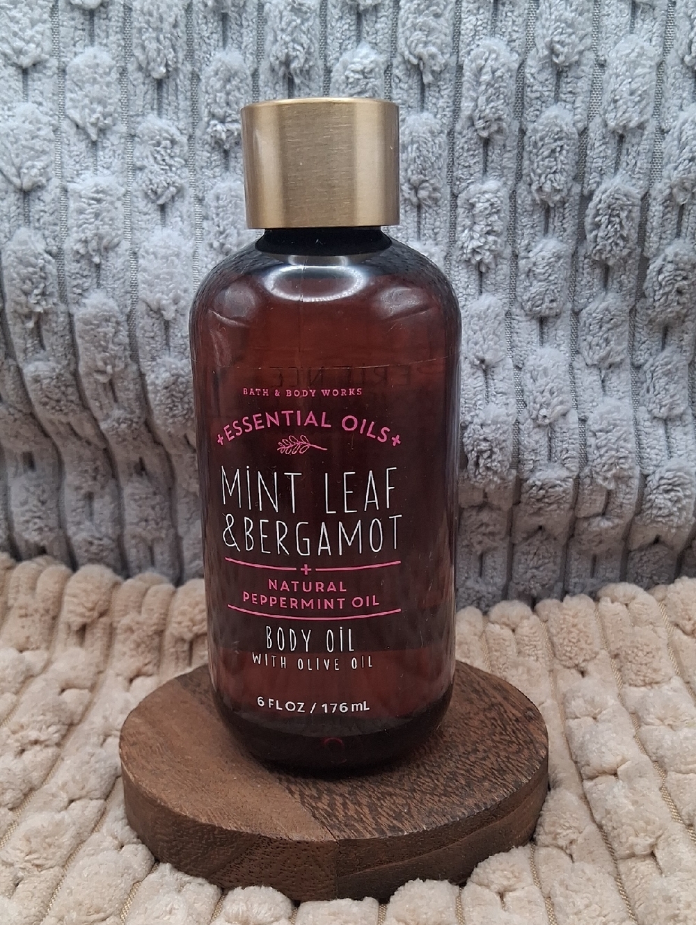 Bath & Body Works Mint Leaf & Bergamot Body Oil 6 Fl Oz